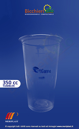 BICCHIERE BIO DA 335 cc TUMBLER personalizzato